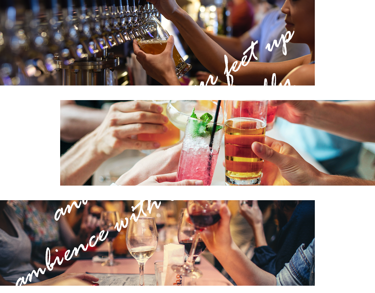 people drinking cocktails